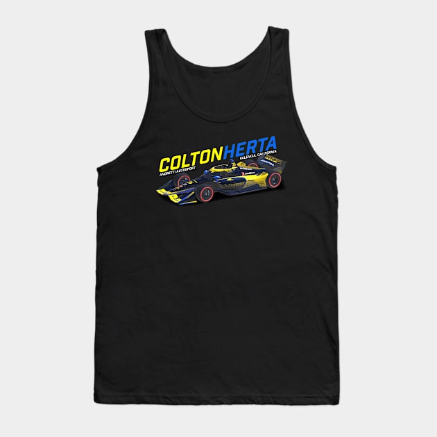 Colton Herta 2021 Tank Top by Sway Bar Designs